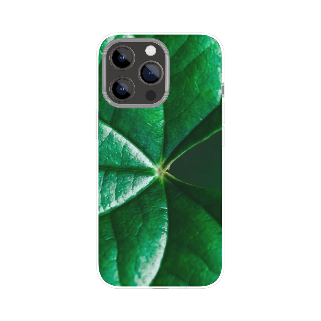 "Tropical leaves" - Fertige individuelle Dual-Layer-Hülle für das iPhone