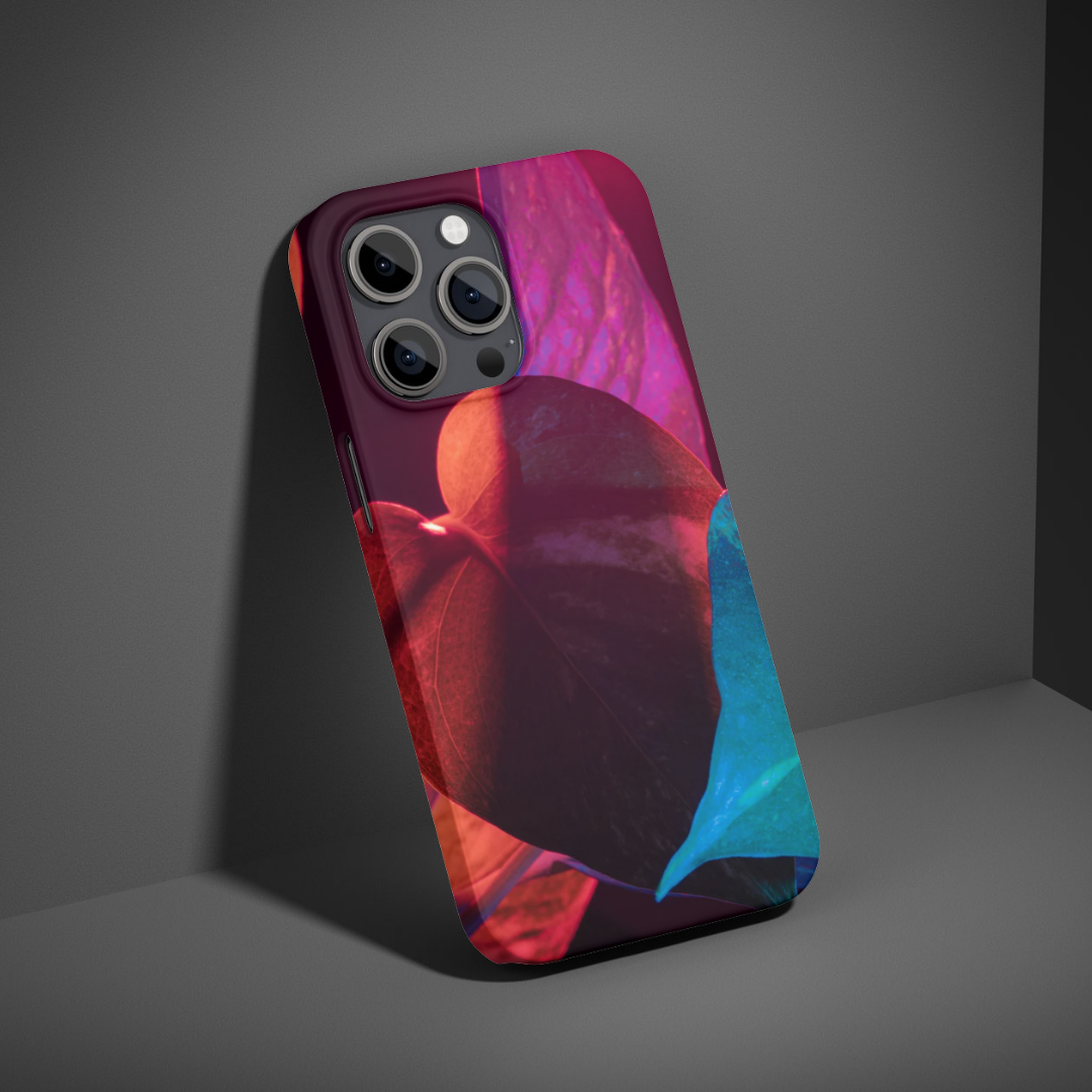 "Magic leaves" - Coque double couche personnalisée prête à l'emploi pour iPhone