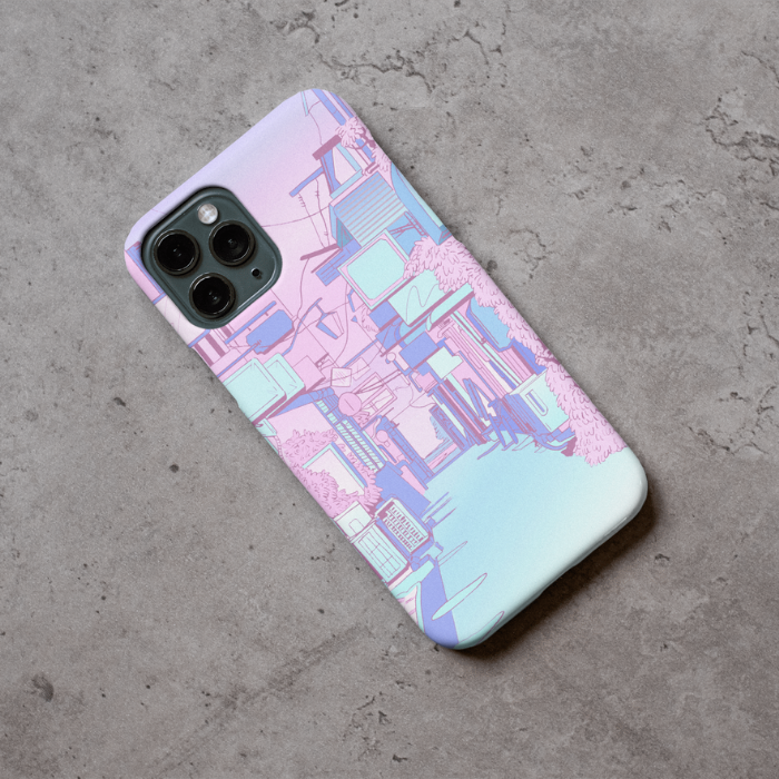 "Calmness" - Fertige individuelle Dual-Layer-Hülle für das iPhone
