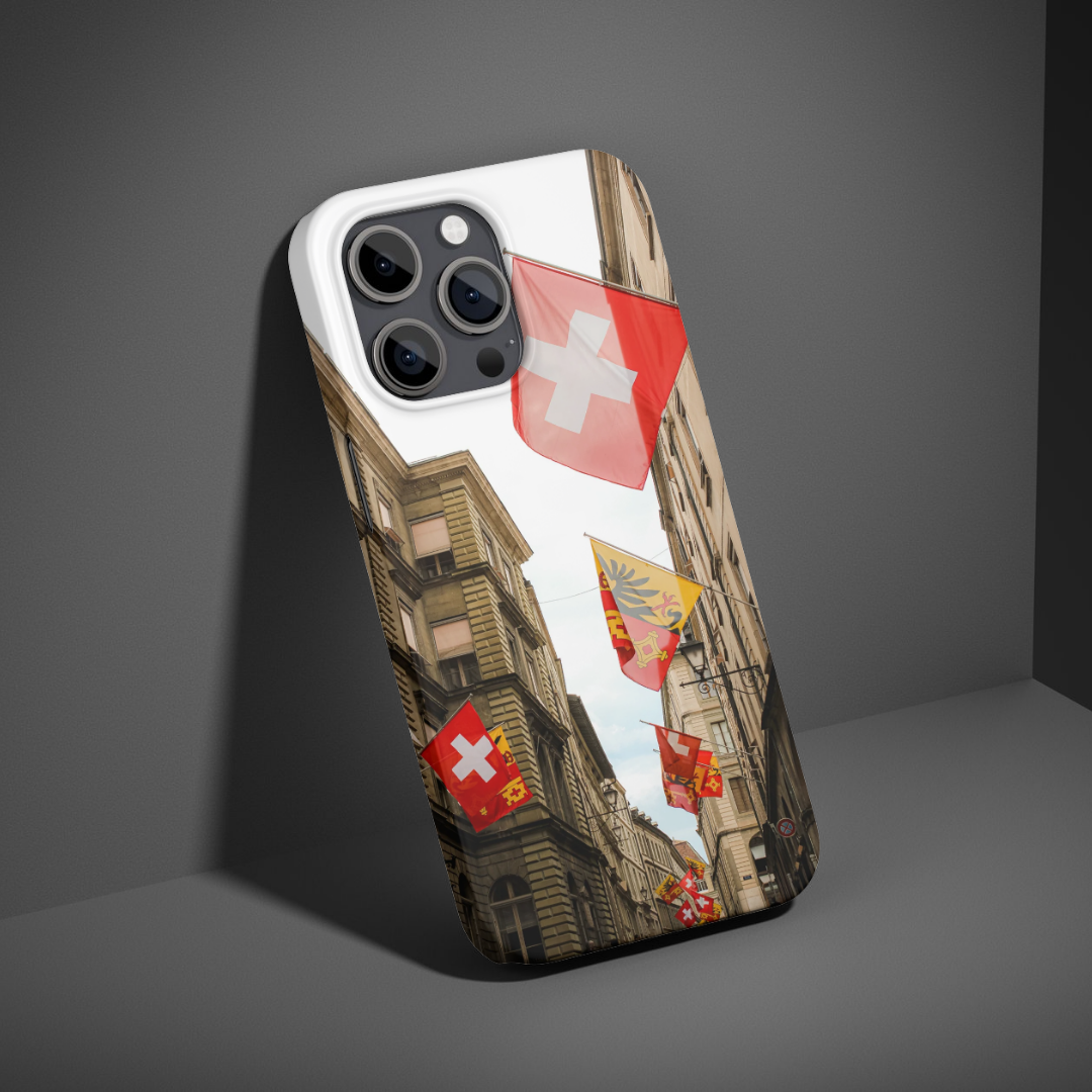"Swiss Street" - Ready-made Custom Dual-layer case for iPhone