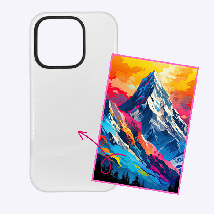Individuelle doppellagige Hülle für das iPhone 15 Pro