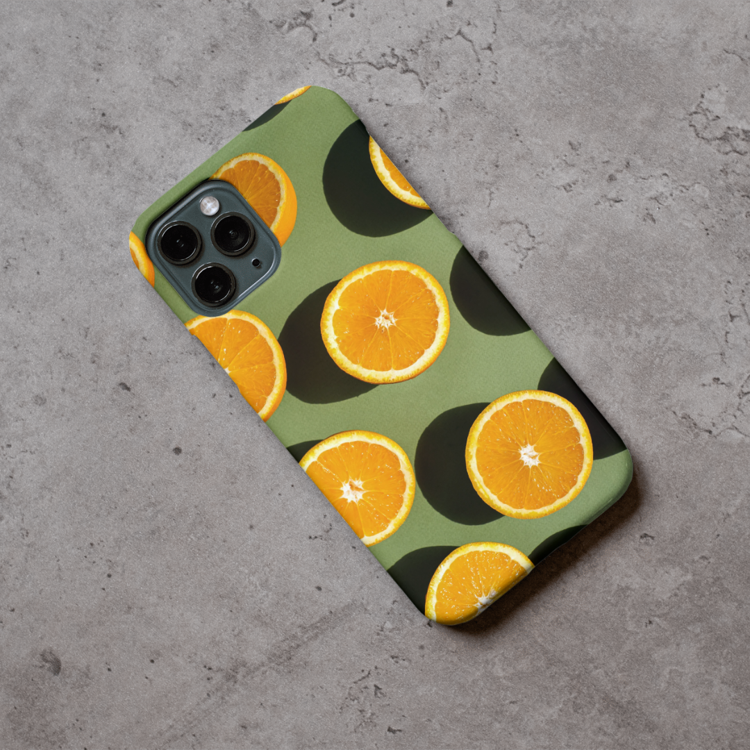 "Lovely Oranges" - Fertige individuelle Dual-Layer-Hülle für das iPhone