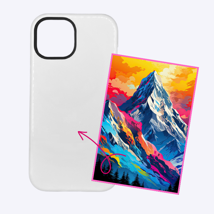 Custom Double Layer Case for iPhone 15