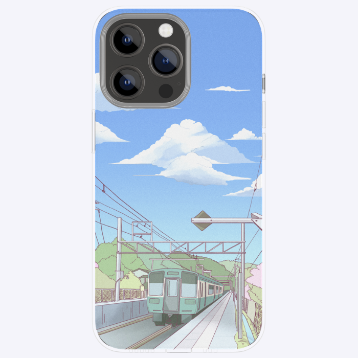 "Anime outskirts" - Coque double couche personnalisée prête à l'emploi pour iPhone