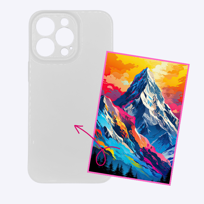 Coque monocouche personnalisée pour iPhone 13 Pro
