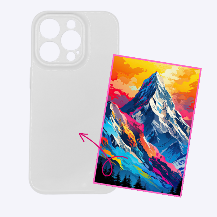 Coque monocouche personnalisée pour iPhone 14 Pro