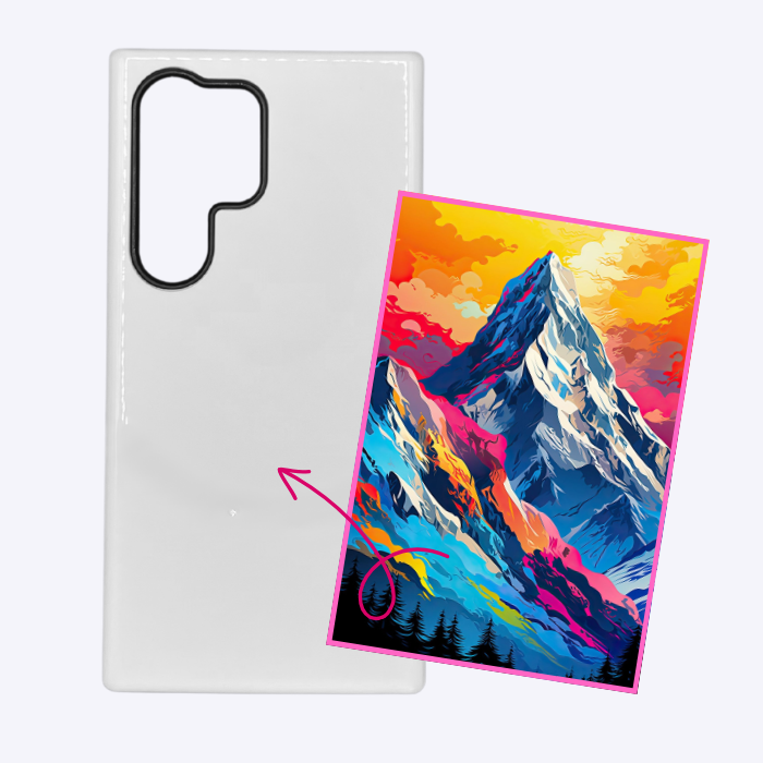 Coque double couche personnalisée pour Samsung S24 Ultra