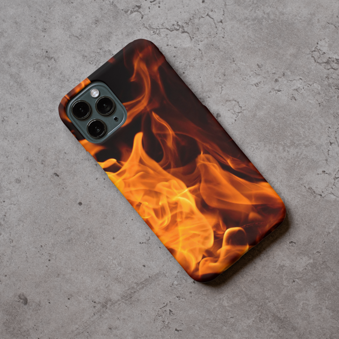 "Fire" - Fertige individuelle Dual-Layer-Hülle für das iPhone