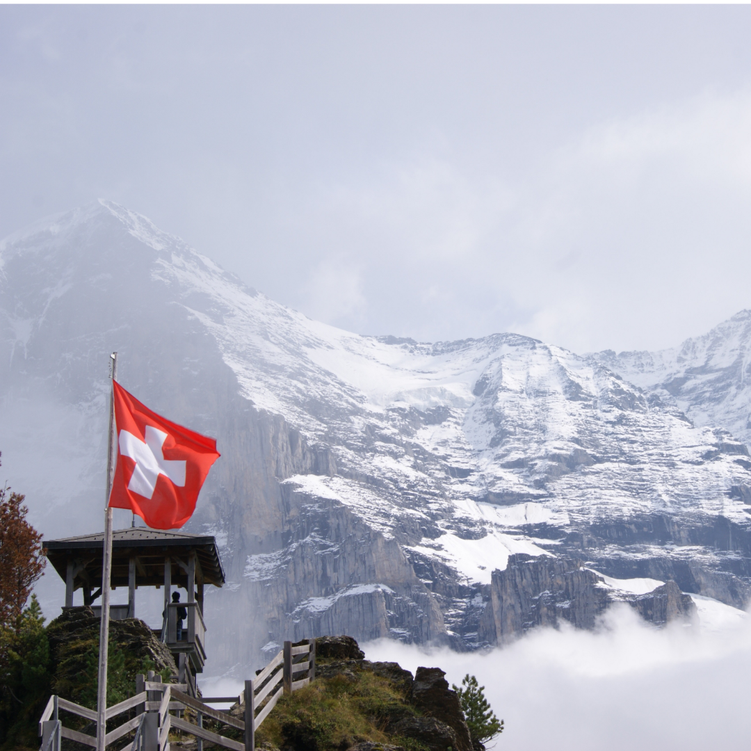 "Swiss mountains" - Coque double couche personnalisée prête à l'emploi pour iPhone