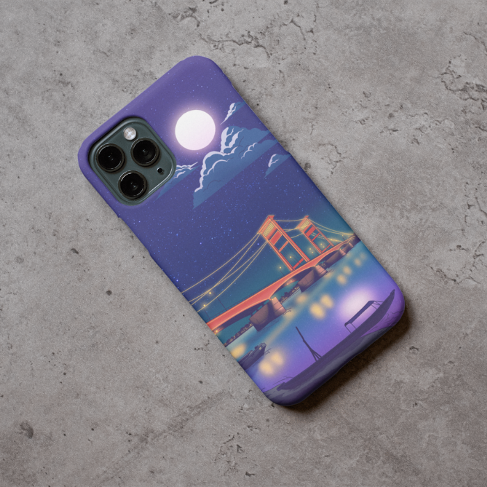 "Connection" - Coque double couche personnalisée prête à l'emploi pour iPhone