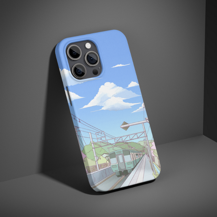 "Anime outskirts" - Fertige individuelle Dual-Layer-Hülle für das iPhone