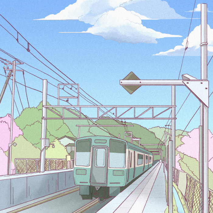 "Anime outskirts" - Ready-made Custom Dual-layer case for iPhone
