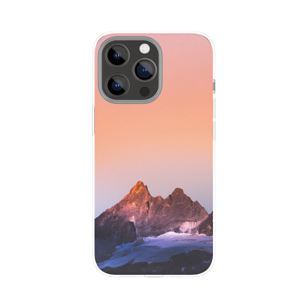 "Sunset in the mountains" - Fertige individuelle Dual-Layer-Hülle für das iPhone