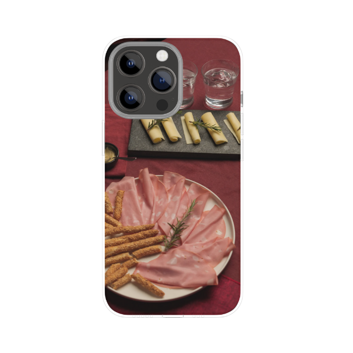 "Strong snacks" - Coque double couche personnalisée prête à l'emploi pour iPhone