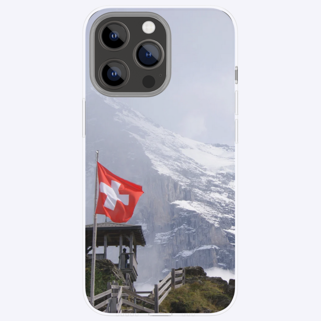 "Swiss mountains" - Fertige individuelle Dual-Layer-Hülle für das iPhone