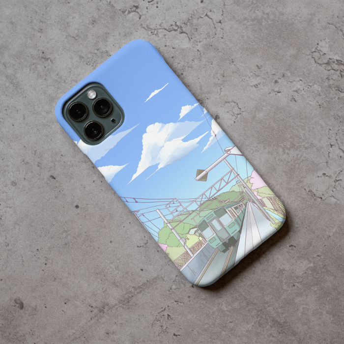 "Anime outskirts" - Fertige individuelle Dual-Layer-Hülle für das iPhone