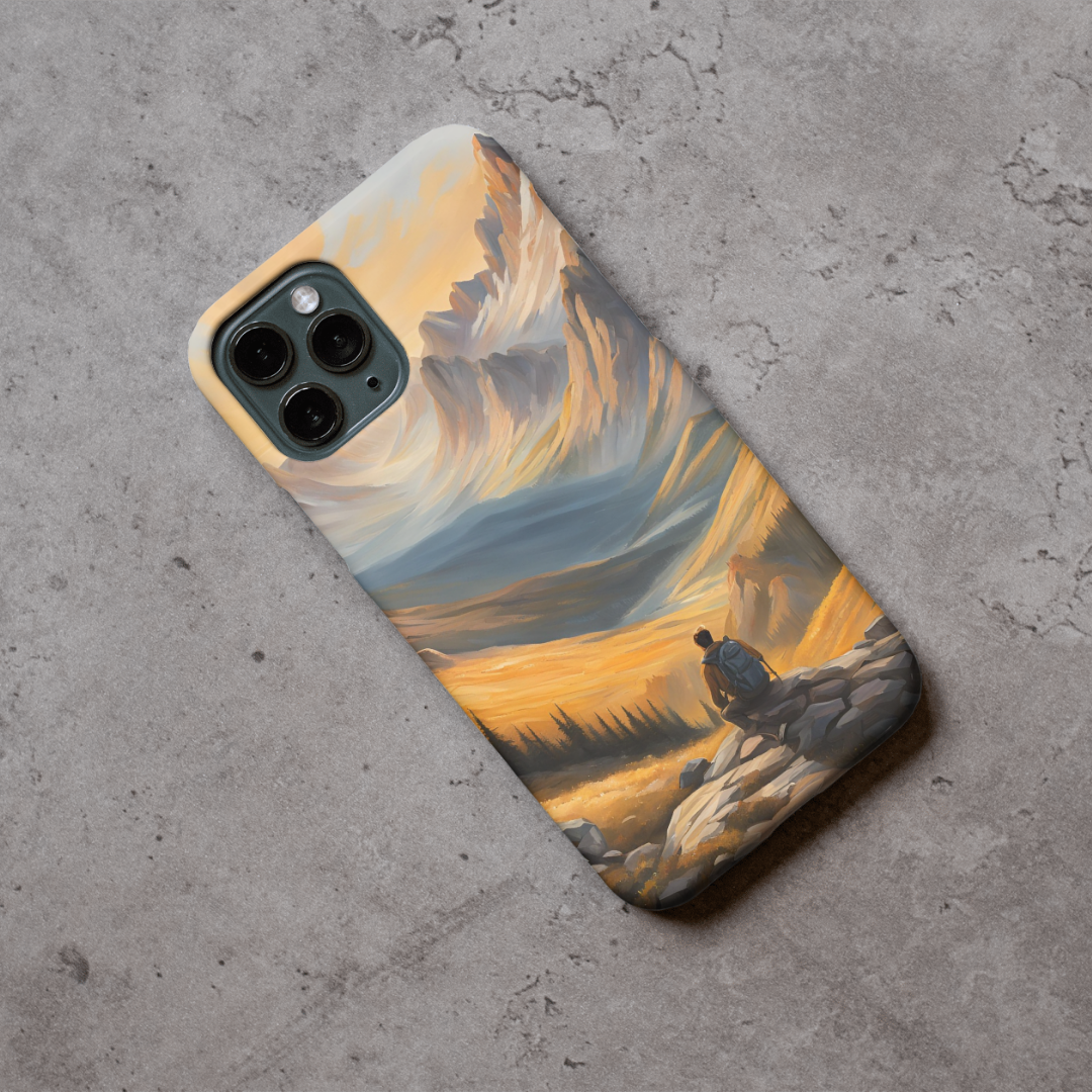 "Traveller v1" - Coque double couche personnalisée prête à l'emploi pour iPhone