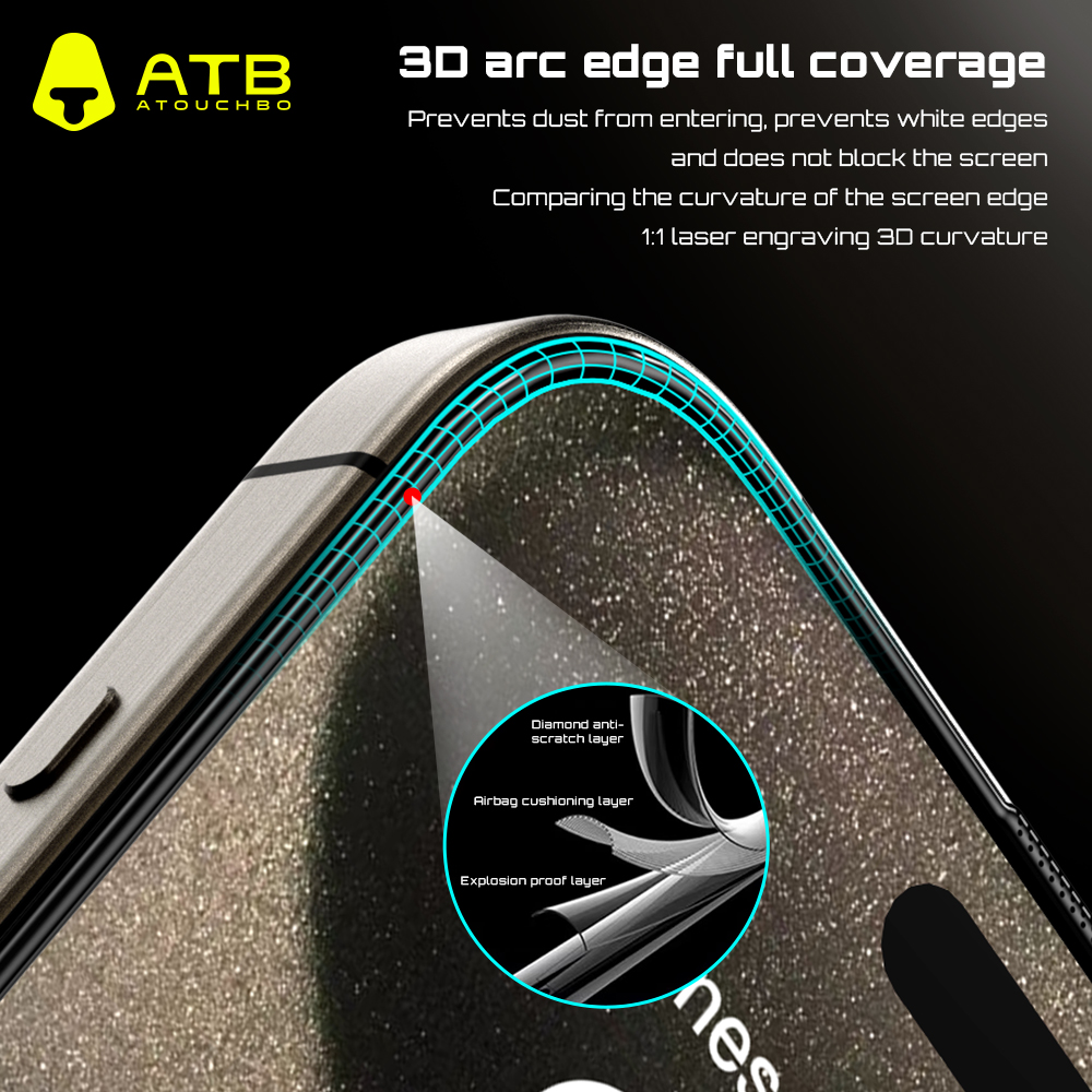 ATOUCHBO Ultimate Tempered Glass Screen Protector for iPhone 11