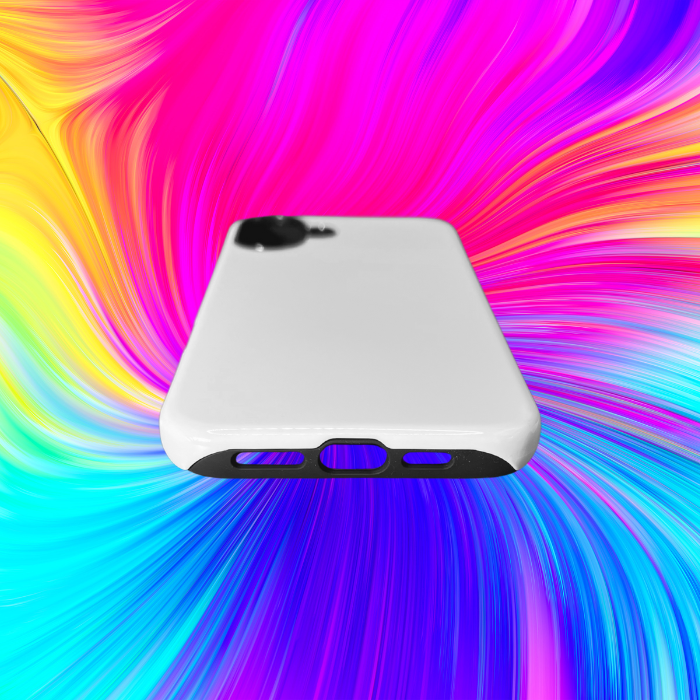 Coque double couche personnalisée pour iPhone 16 Plus