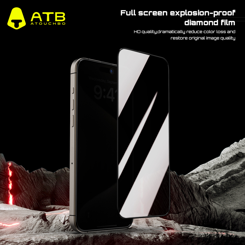 ATOUCHBO REX Serie Ultra-Dünner Panzerglas-Displayschutz für Samsung S23 Plus