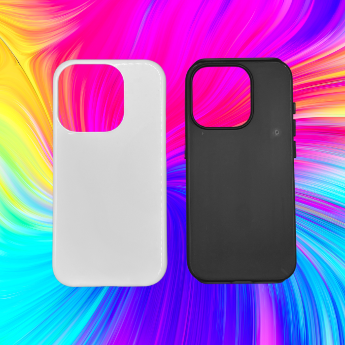 Coque double couche personnalisée pour iPhone 15 Pro